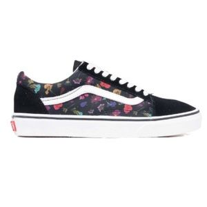 pressed floral old skool shoes
